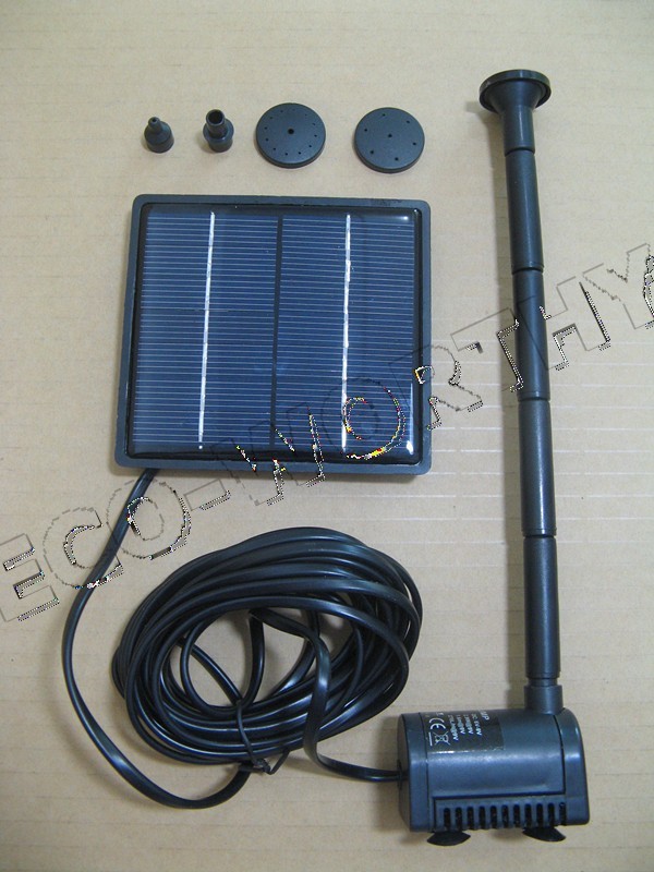 Solar Powered Fountain Submersible Water Pump Garden Pond Pool Feature 