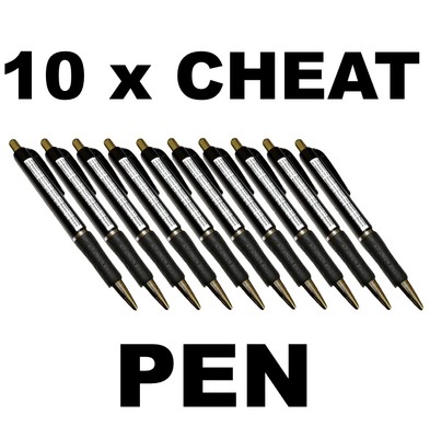 10 x CHEAT PEN FOR EXAMS . ...