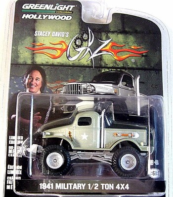 1941 MILITARY 1/2 TON 4*4 MOVIE CAR LIMITED EDITION GREENLIGHT 1/64 CAR MODEL