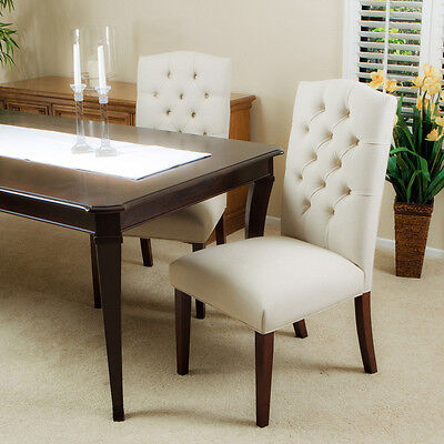 Set of 2 Elegant Design Linen Upholstered ...