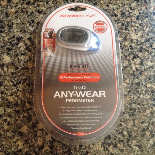UPC 885383500299 product image for Sportline 370 Traq Any-wear Pedometer | upcitemdb.com
