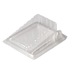 slice cake single box boxes container takeaway hinged disposable pot appliance catering containers