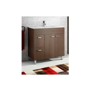 ... VANITY BATHROOM FURNITURE UNIT 800 MM FLOOR STANDING WITH BASIN, WENGE