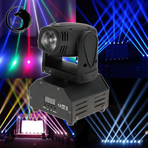 Hot 10W RGBW DMX-512 Moving Head Light DJ Stage Lighting DJ Party Lamp UK Plug
