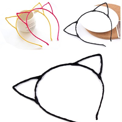 Women-Girls-Lovely-Korean-Style-Cat-Ears-Headband-Hair-band-Fashion-Gift