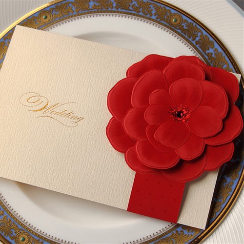 50 Wedding invitation cards with envelopes, seals, ...