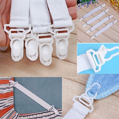 4Pcs Bed Fasteners Sheet Mattress Gripper Cover ...