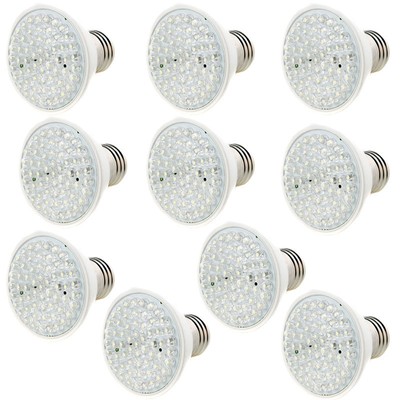 10 PCS Ultra Bright 110V 3W E27 ...