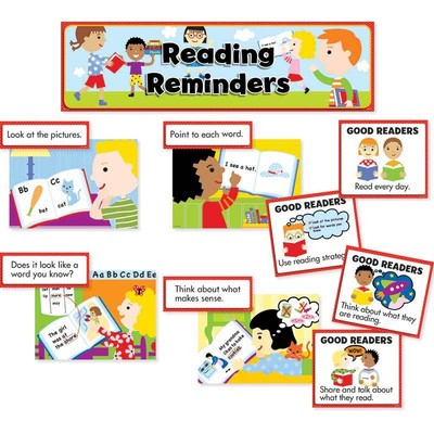 Reading Reminders Mini Bulletin Board Set Creative ...