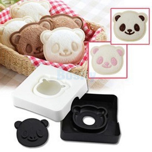 Panda Shape Sushi Rice Sandwich Onigiri Bento ...