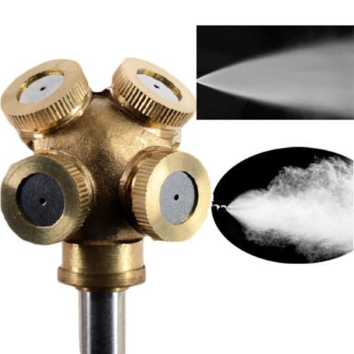 4Hole Adjustable Brass Spray Misting Nozzle Garden ...