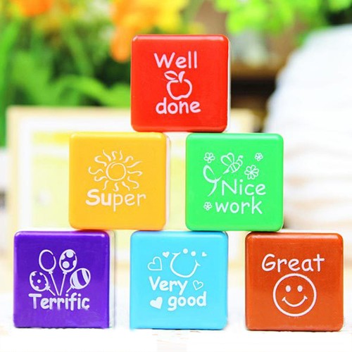 6pcs/Lot Teachers Stampers Self Inking Praise Reward ...