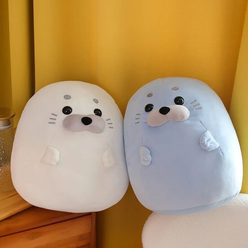 SOFT TOYS Seal Fish Stuffed Animal Kids Baby Plush Toy Throw Pillow New