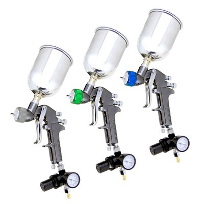 Set 3 HVLP Air Paint Spray Gun ...