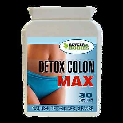 Detox MAX Colon Cleanse Diet Weight Loss Pills Bottle Slimming Better