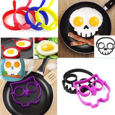 Breakfast Silicone Fried Egg Mold Pancake Egg ...