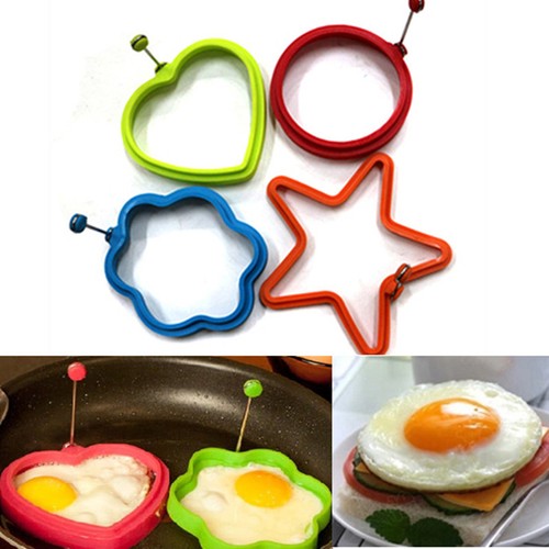 Silicone Omelette Shaper Fried Frying Mold Pancake ...