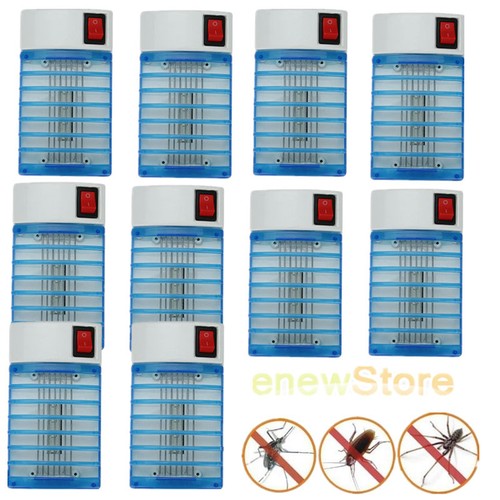 10 X Electric LED Socket Mosquito Fly ...