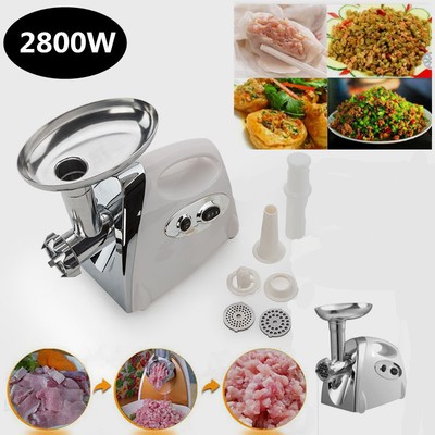Luxury White Stainless Steel 2800W Electric Meat ...