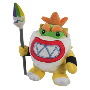 New Super Mario Bros Wii Plush Bowser Koopa Jr. with Mask Soft Toy Doll Teddy 7