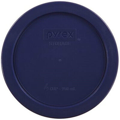 Pyrex Ware 4-Cup Storage Blue Plastic Lid ...