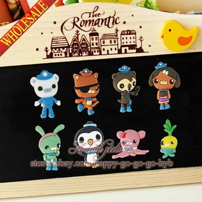 8pcs/lot the Octonauts Refrigerator Magnetic Stickers/Fridge Magnet,Party ...