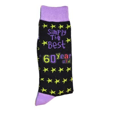 60th Birthday Gifts Simply The Best 60 Socks Adult One Size Birthday Gift (Best 60th Birthday Gifts)