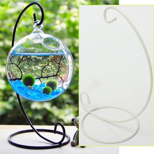 Trendy Iron Lantern Glass Ball Hanging Candlestick ...