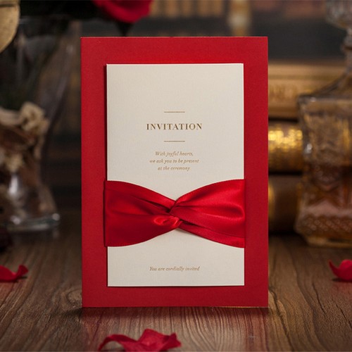 50 Wedding invitation cards with envelopes, seals, ...