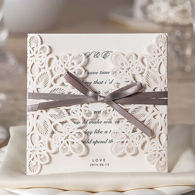 100 Wedding Invitation Cards With Envelopes, Seals, ...