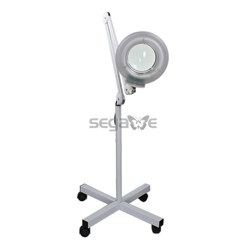 Rolling Floor Lamp 5x Magnifying Lamp Rolling