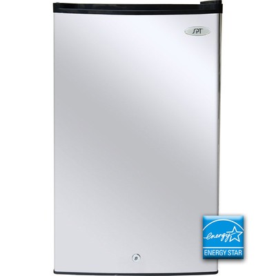Energy Star Rated Stainless Steel Upright Freezer, ...