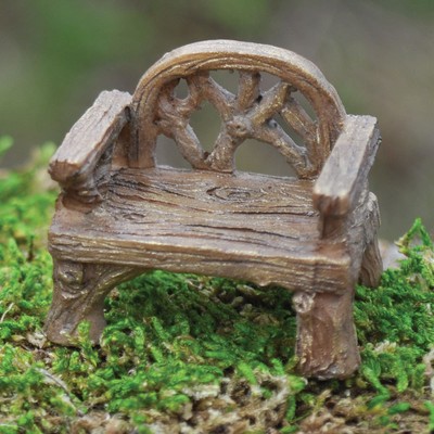 Miniature Dollhouse FAIRY GARDEN ~ Rustic Chair ...