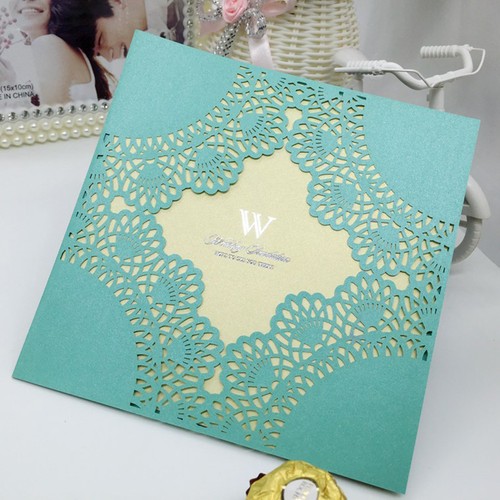 60 Blue Custom Personalized Wedding Invitation Card ...