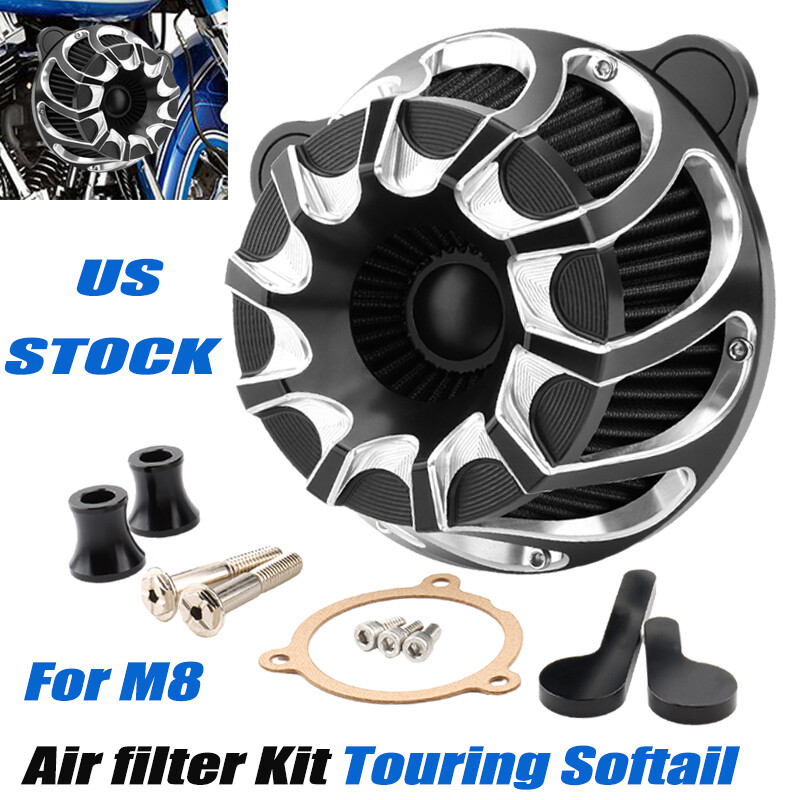 Yahoo!オークション CNC Air Cleaner Intake Filter Kit For Harley