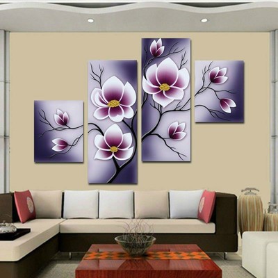 4P Large Blooming flowers Modern 