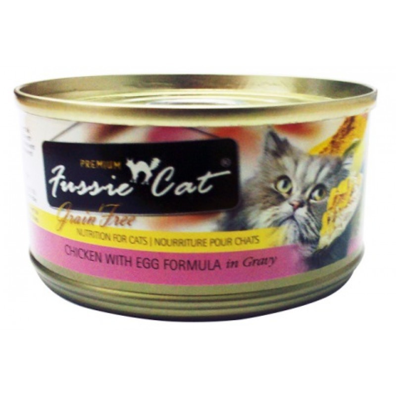 Fussie Cat Premium Chicken with Egg in Gravy Cat Food - 24