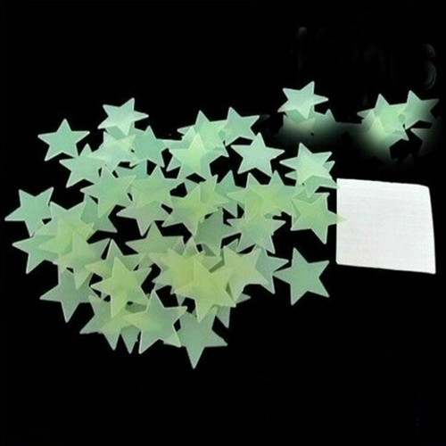 100Pcs Glow In The Dark Wall Stickers ...