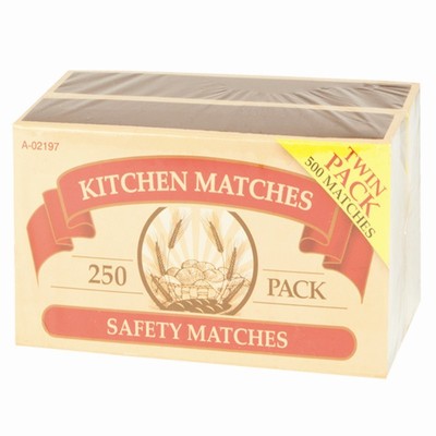 NEW JUMBO KITCHEN SAFETY MATCHES*twin pack** 500 in Total - FAST & FREE DELIVERY