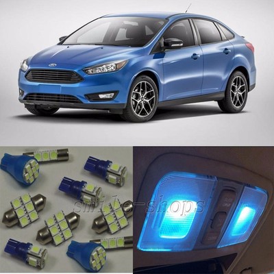 Auto Parts And Vehicles 8pcs Led Ice Blue Light Interior