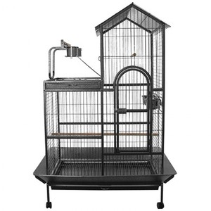 cage indoor bird aviary parrot budgie wire wheels portable perch 161cm