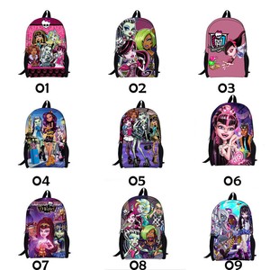 ... -High-School-Cartoon-Backpack-Kids-Bag-Ghoulfriend-Children-Bags