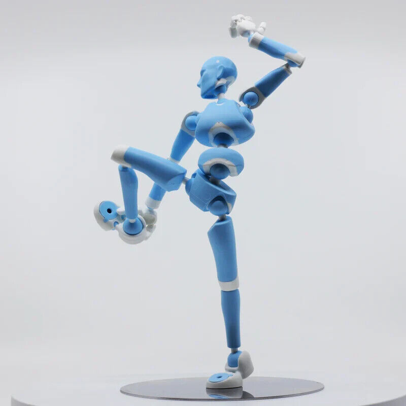 STICKYBONES BiColor GLACIER Figure —The Precision Art & Animation Figure