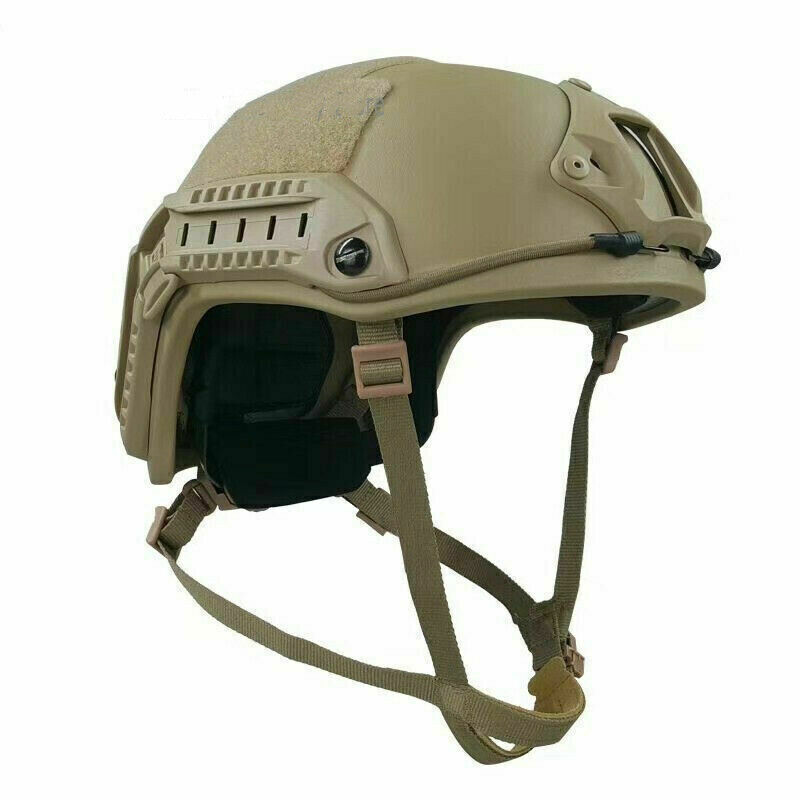 IN US FAST NIJ IIIA Ballistic Helmet UHMW-PE Bulletproof Sand Color Military M/L
