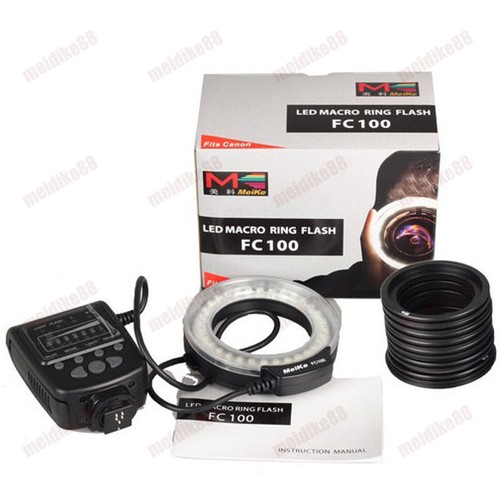 Meike LED Macro Ring Flash Light FC100 fr Canon Nikon Pentax Olympus