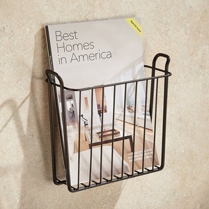 Magazine Rack Wall Mount Bathroom Accessories Organizer