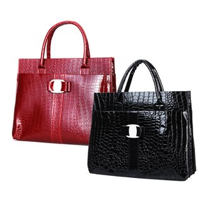 ... Crocodile-Pattern-Fashion-Handbag-Portable-Shoulder-Bag-Hobo-Tote-Bag