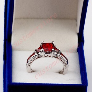 ... ladys-10kt-white-Gold-filled-ruby-ring-size-6-7-8-9-10-with-a-nice-box