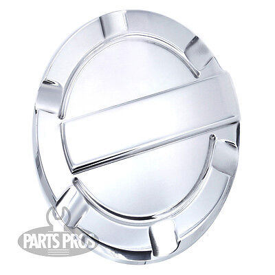 NEW Polished Non-Locking Gas Fuel Door / FOR FORD F150 PICKUP TRUCK 2009-2014