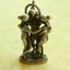 Rare-Vintage-English-Silver-Souvenir-Charm-Statue-THE-THREE-GRACES-Magnificent